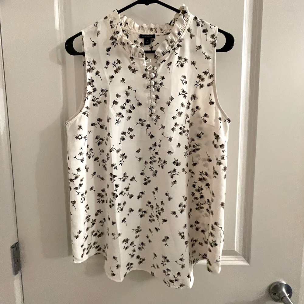 Ann Taylor Floral Blouse